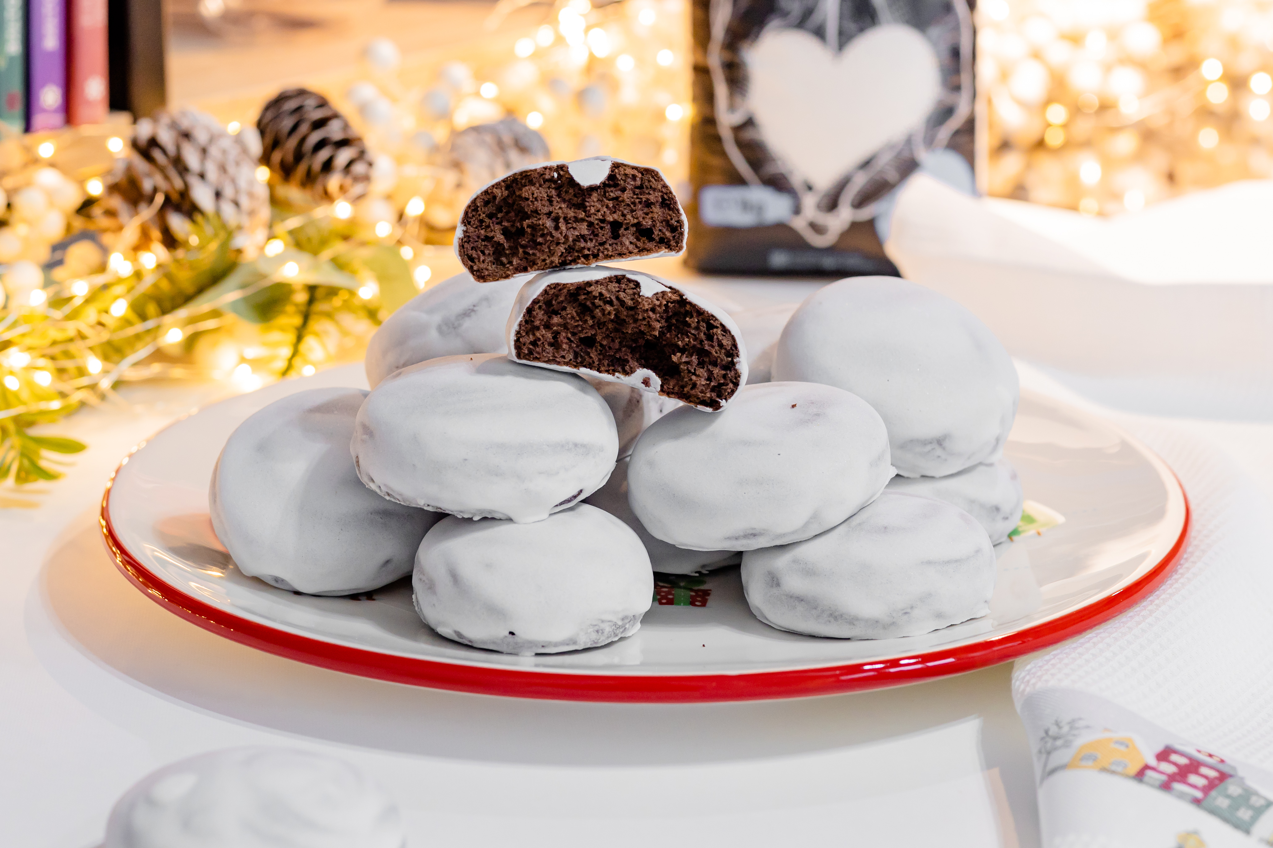 Пряники с шоколадом