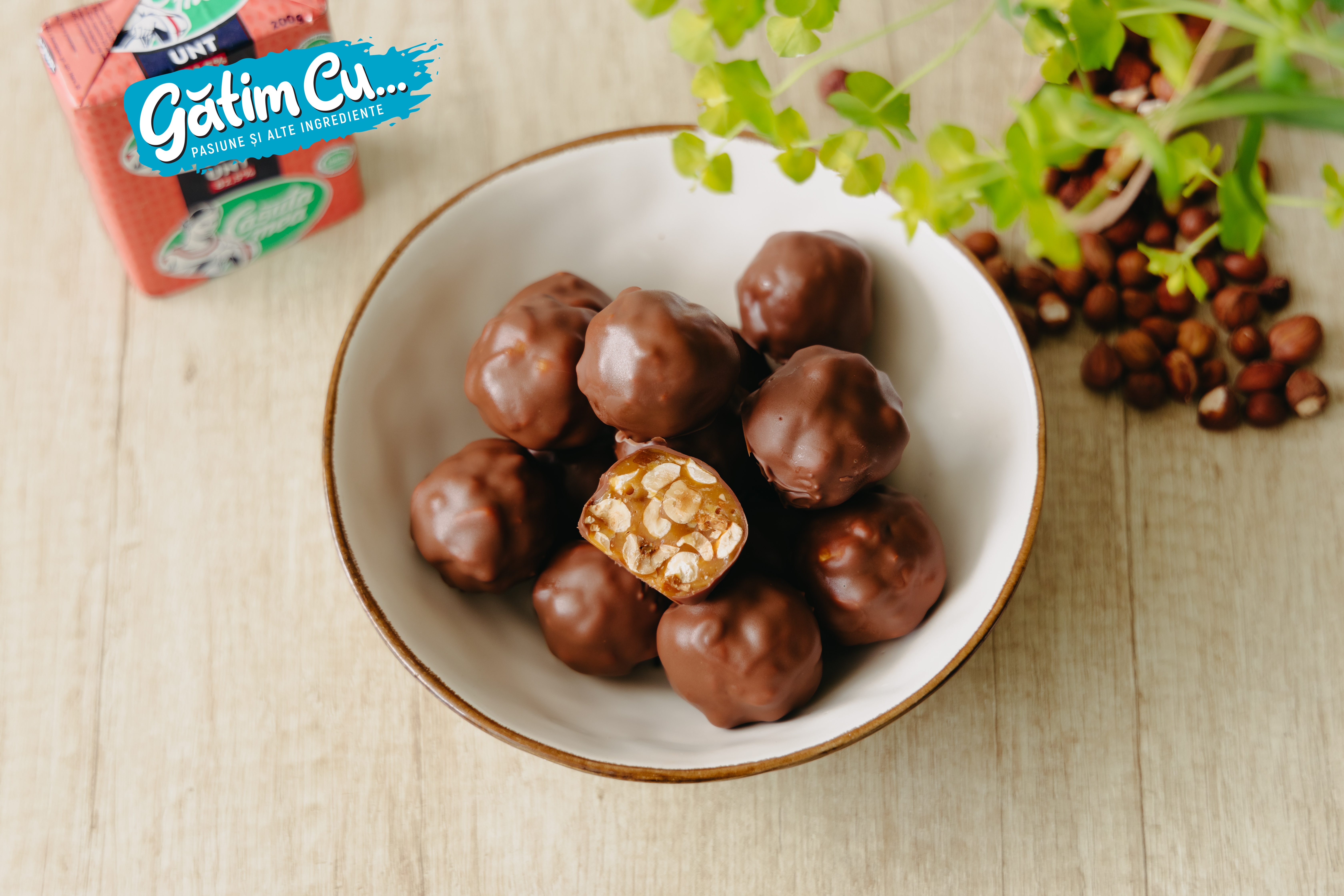 Конфеты Грильяж, как в детстве (с лесными орехами)