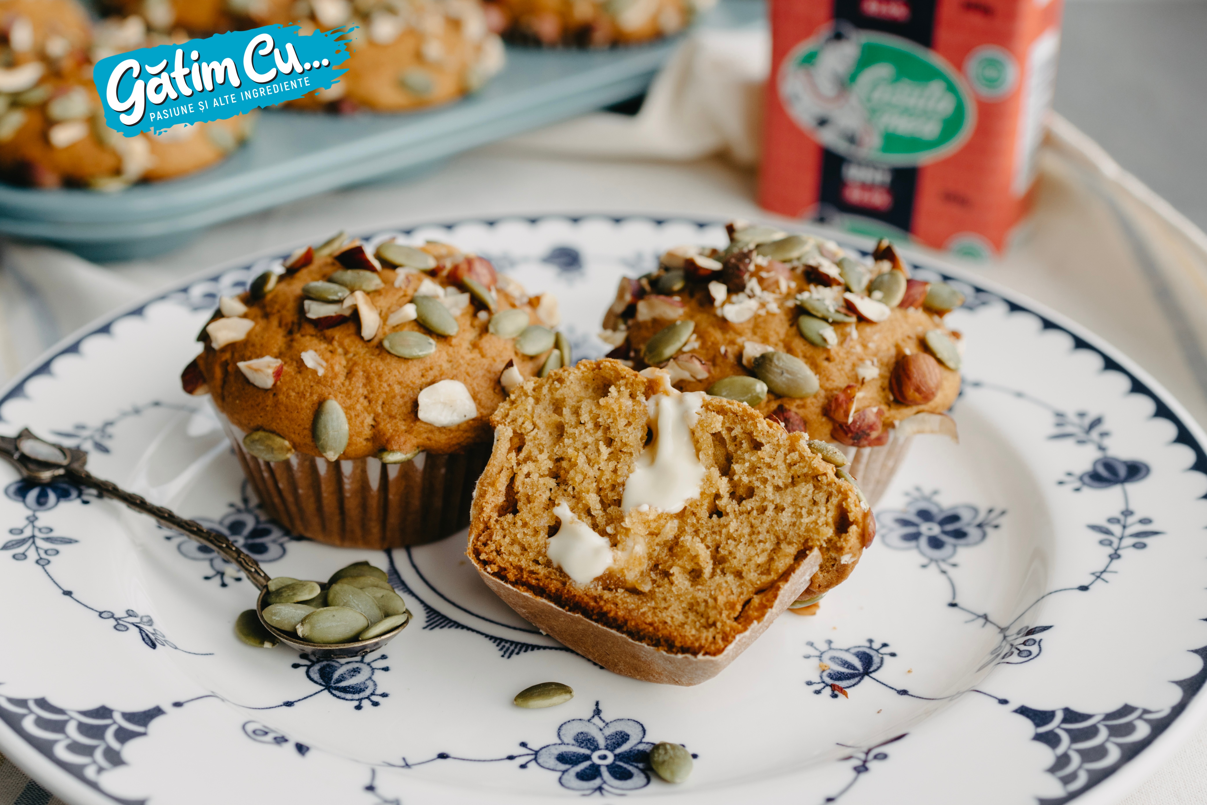 Кексы с тыквой