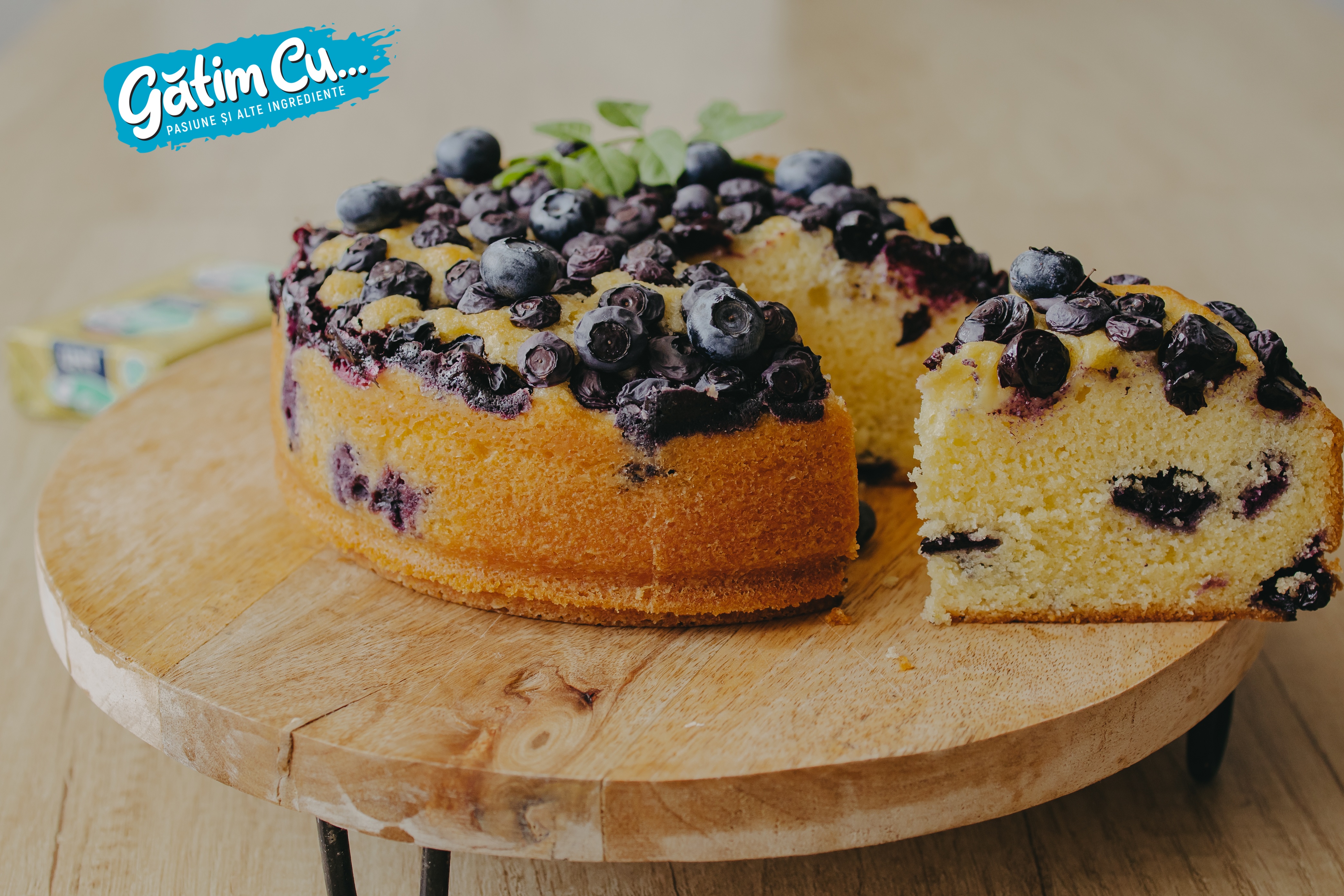 Кекс с черникой