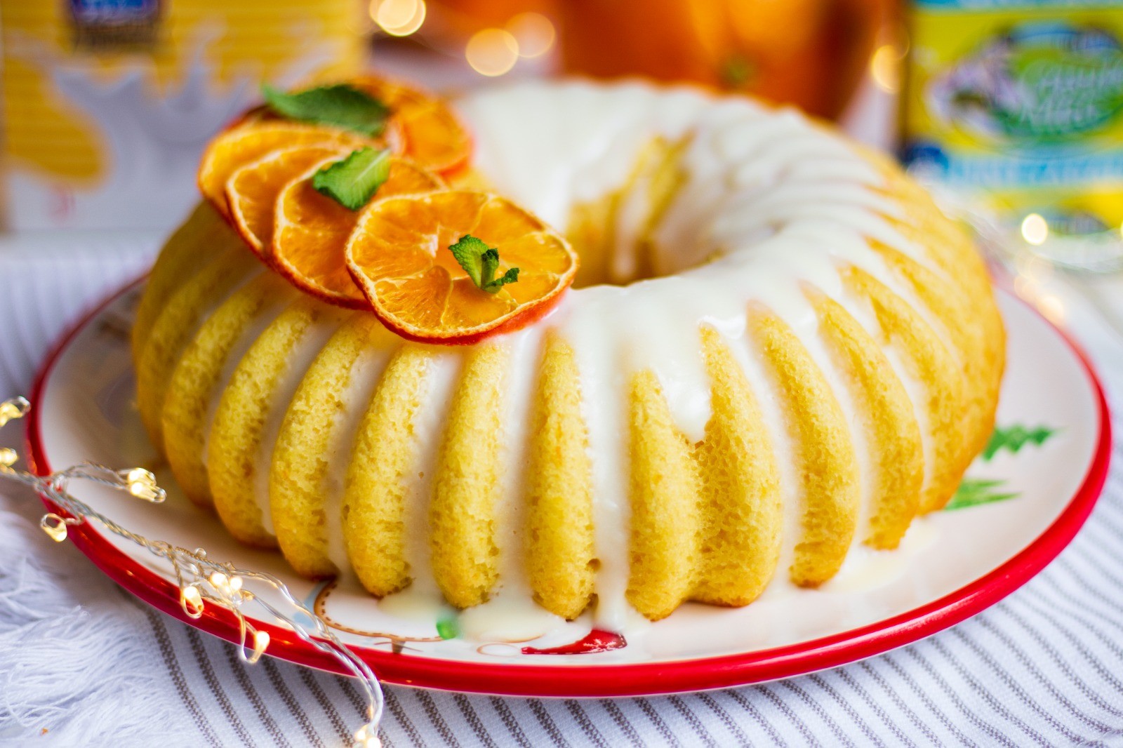 Рождественский кекс с апельсином