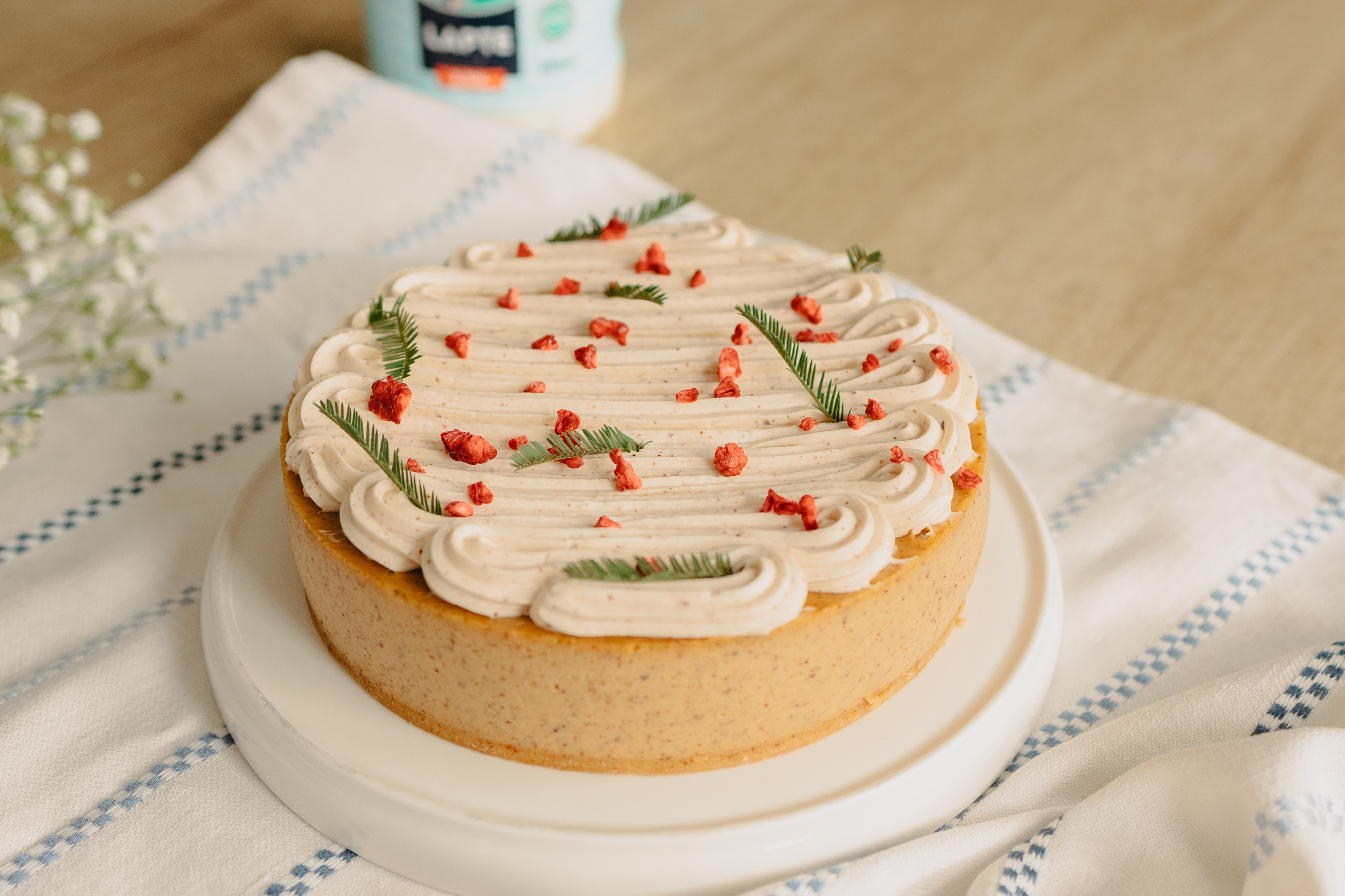 Чизкейк с миндалем