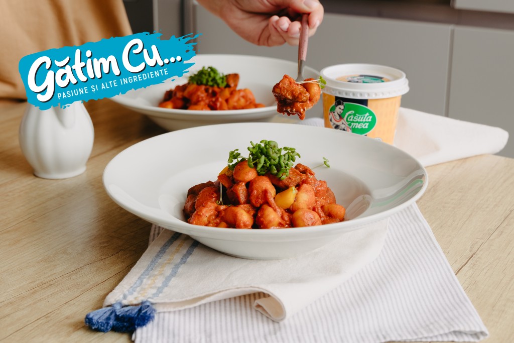 Ньокки с мясом и овощами