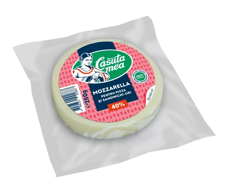 Mozzarella Căsuța Mea pentru pizza și sandvichiuri