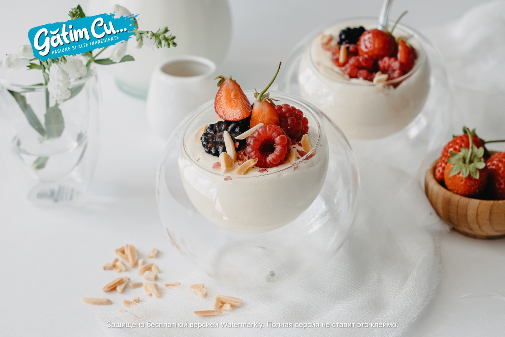 Ягодный мусс с манкой