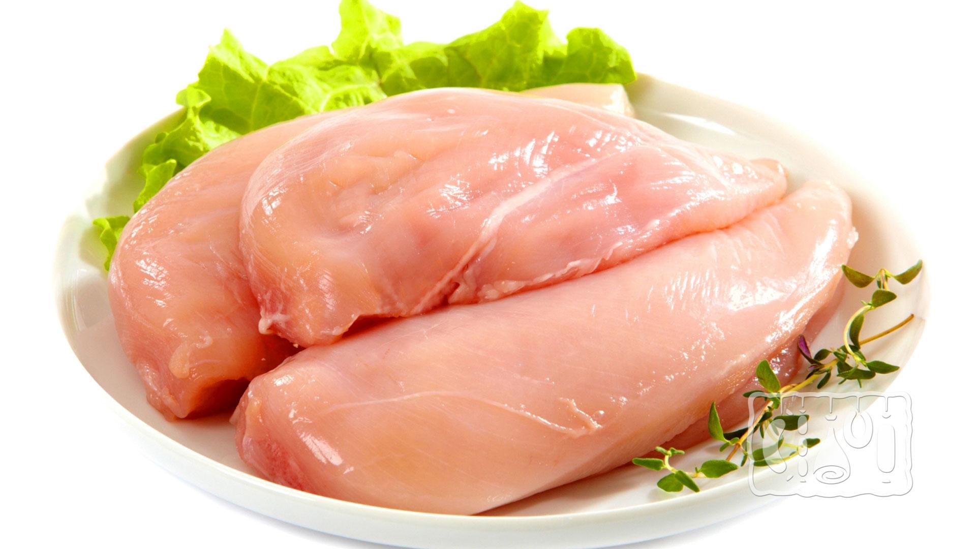 The meat is a boiled chicken