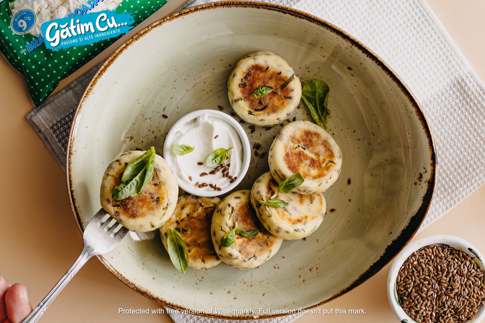 Папанаси со льном