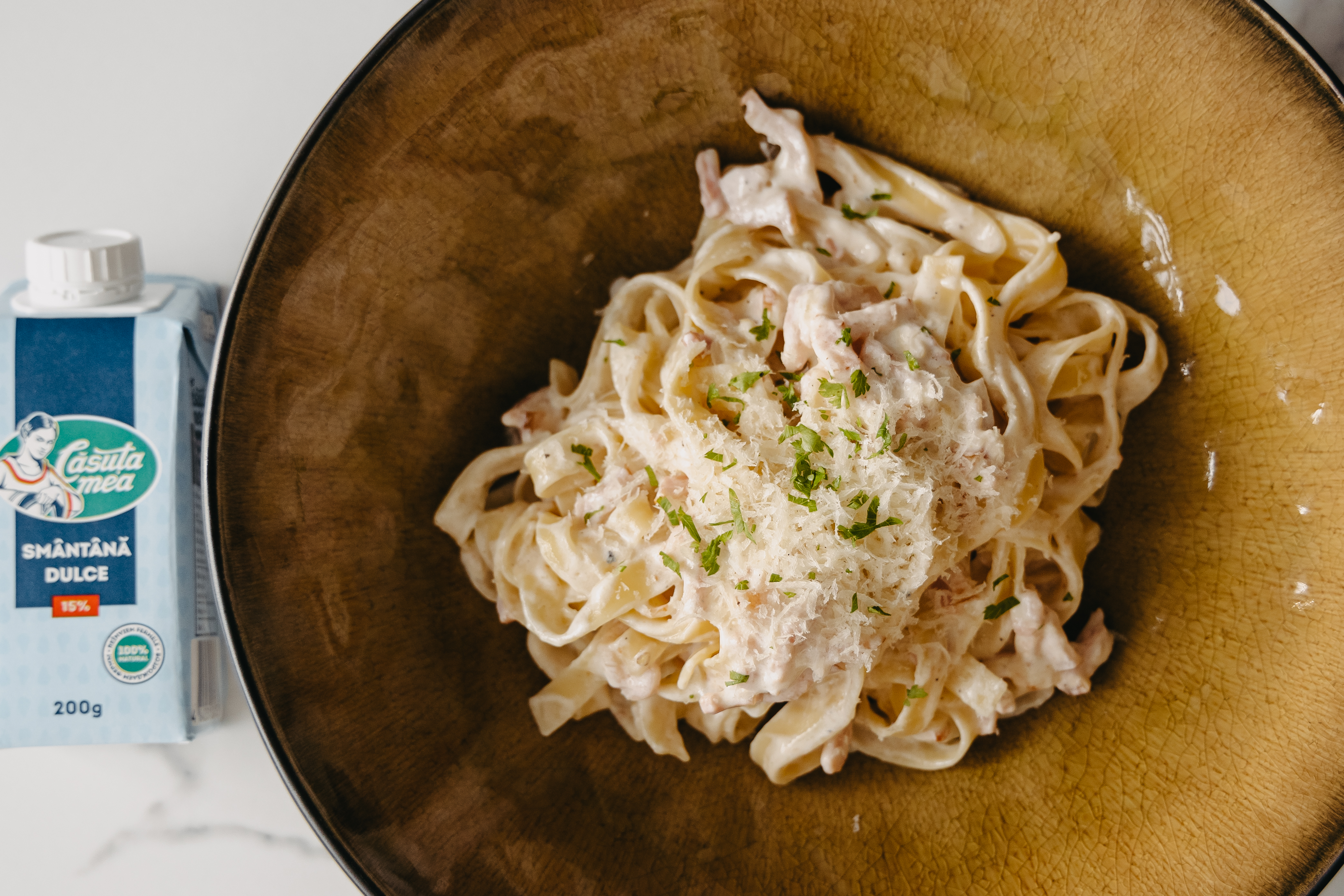 Лапша с свиной грудинкой