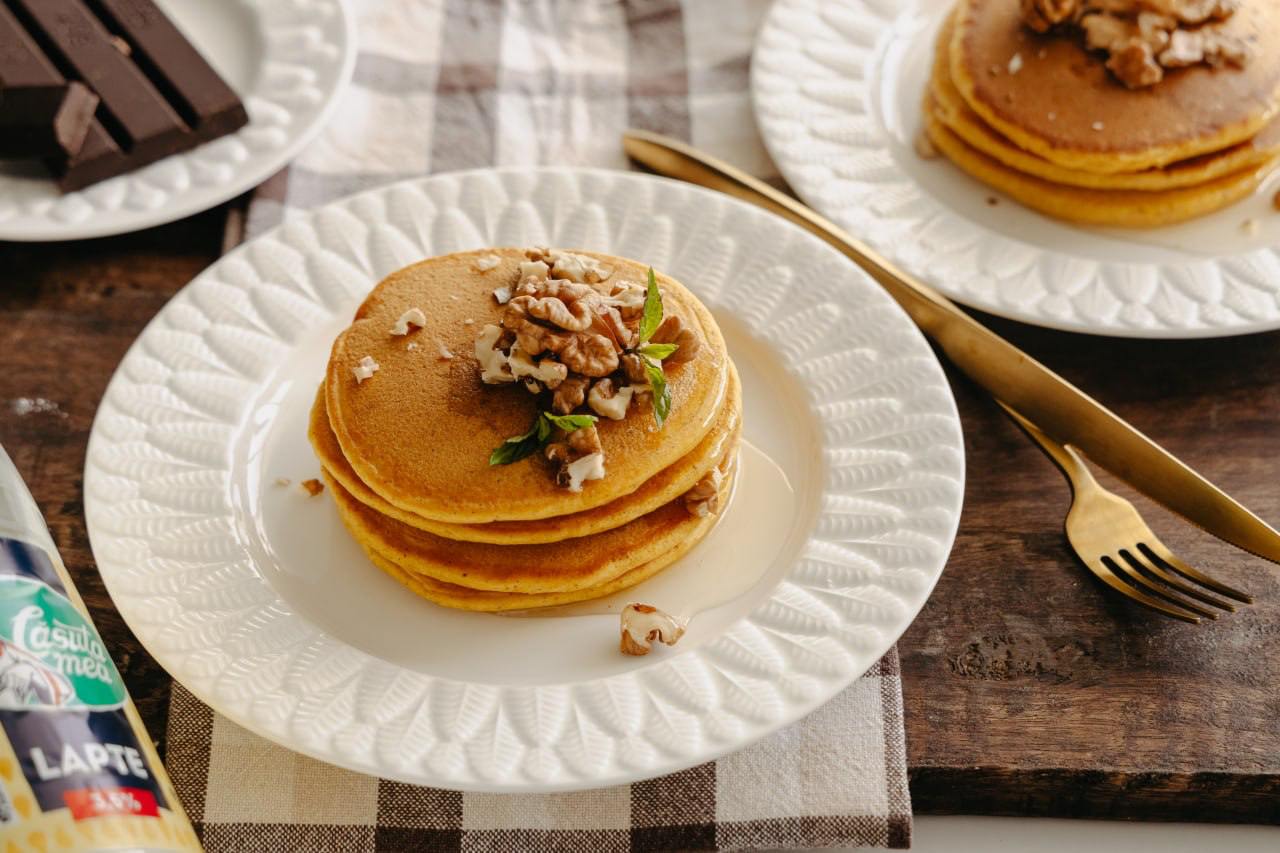 Пушистые тыквенные блинчики осени