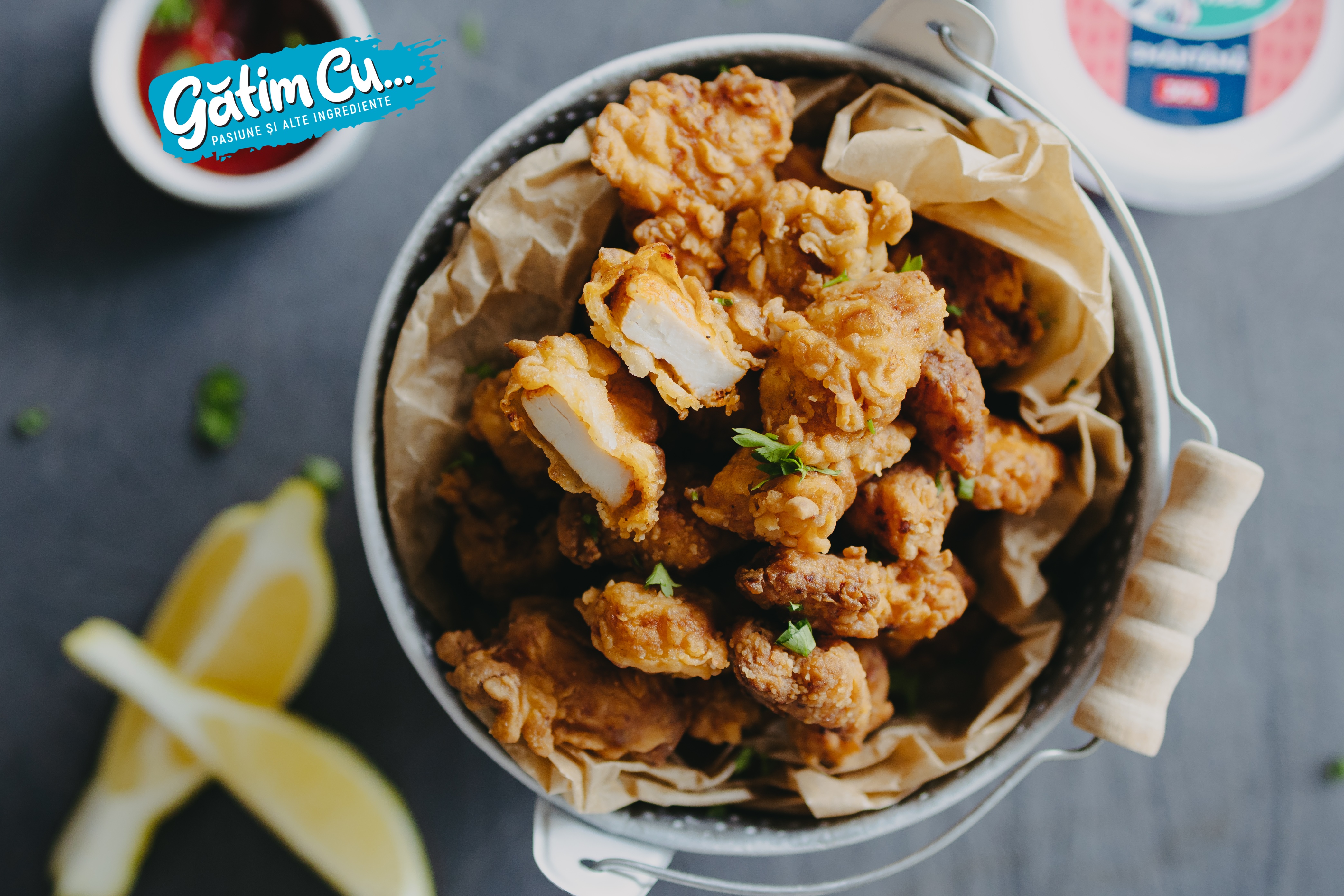 Острый кукурузный попкорн с курицей