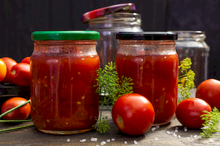 Tomatoes in their own juice
