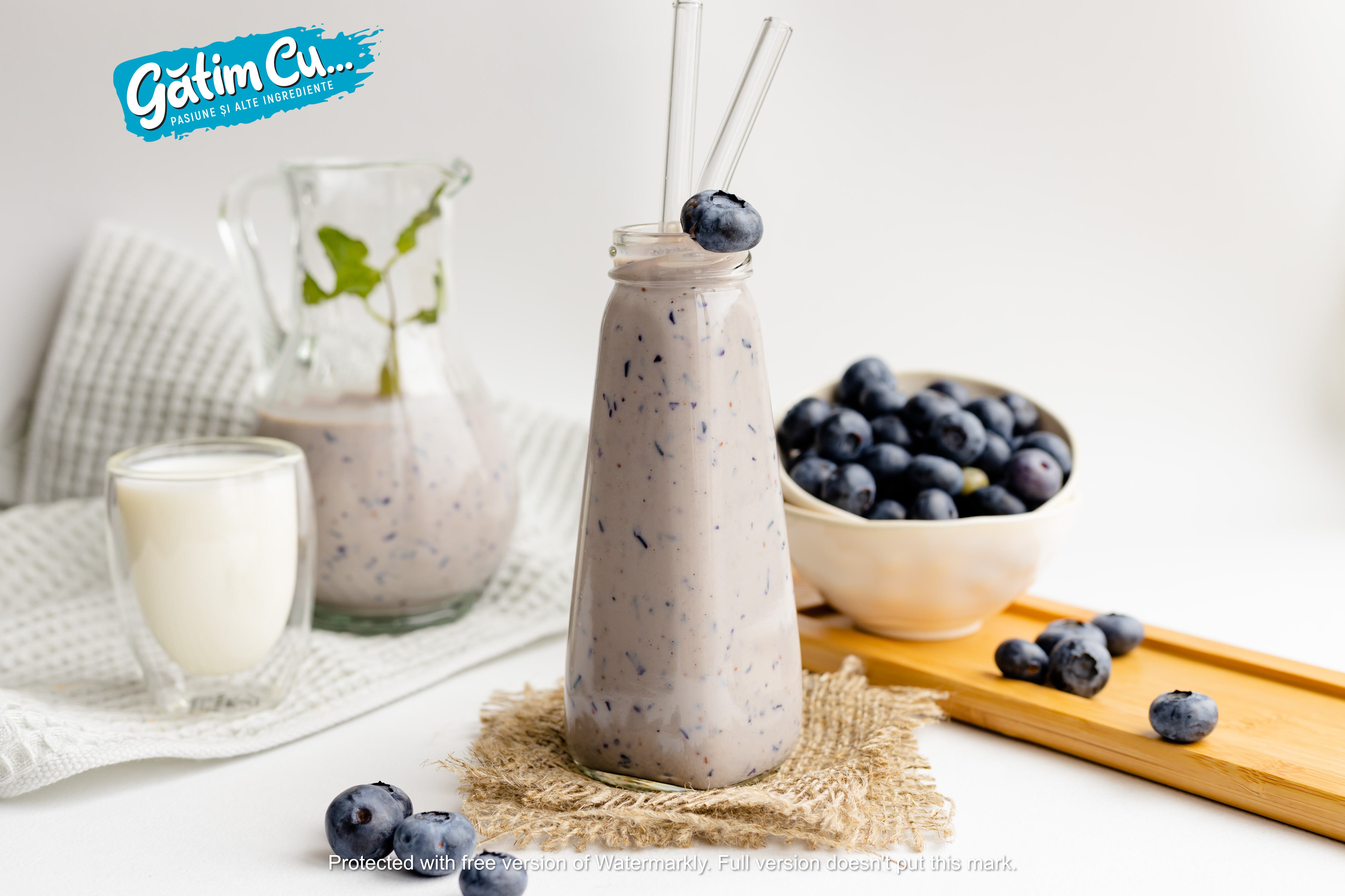 Черничный смузи