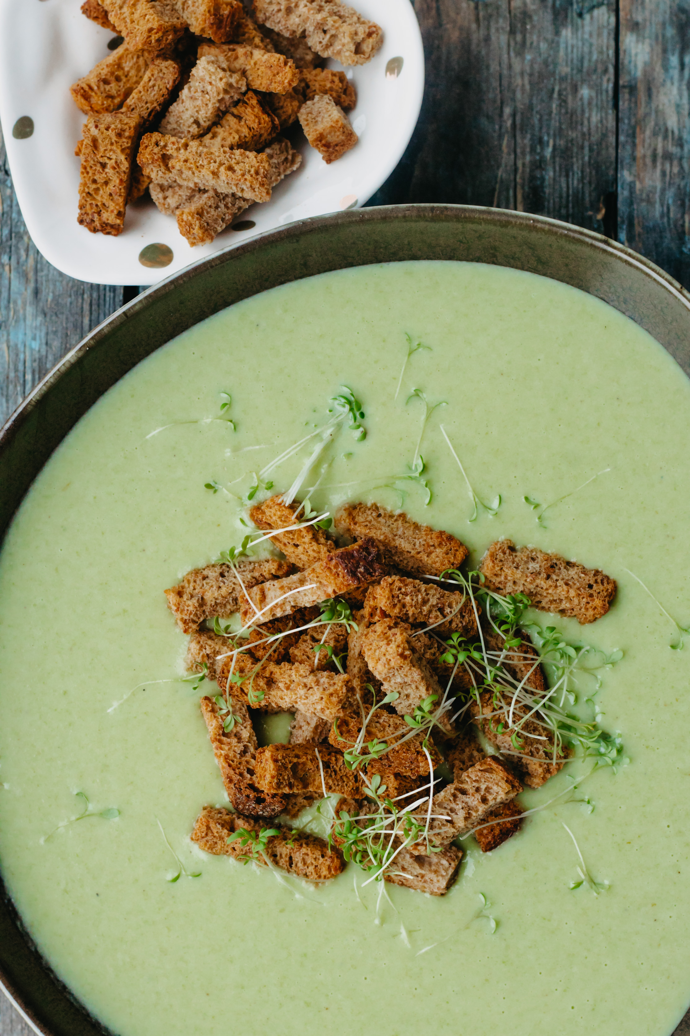Green bean and potato soup