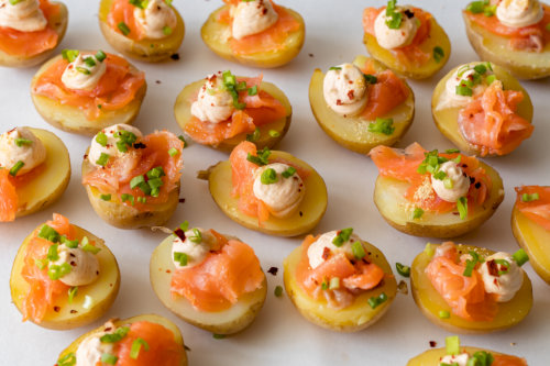 Aperitiv cu cartofi și brânză