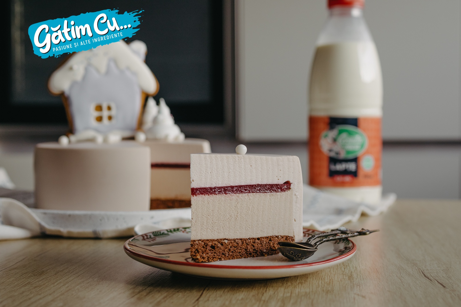 Торт мусс с ягодами.