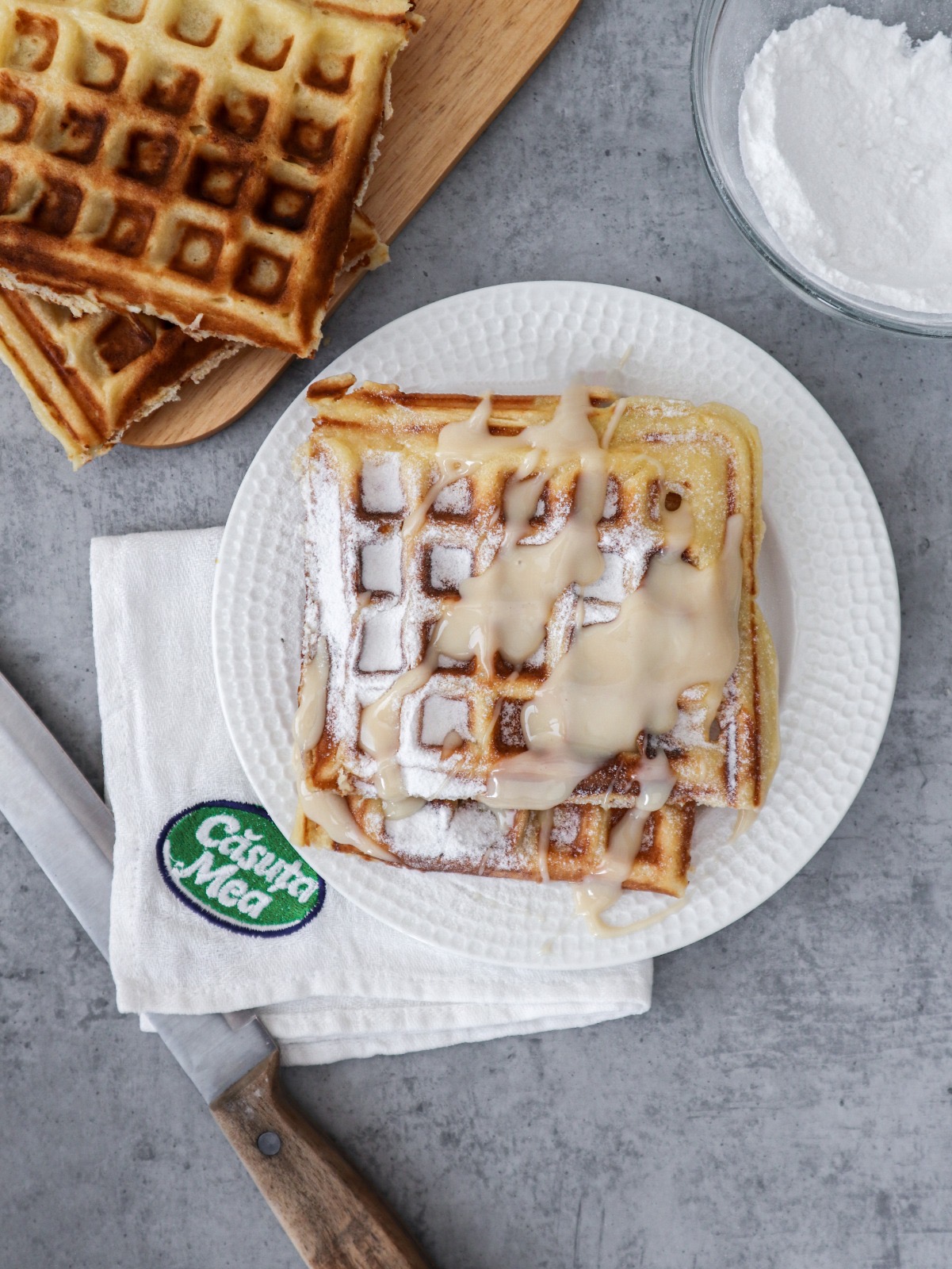 Вафли творожные